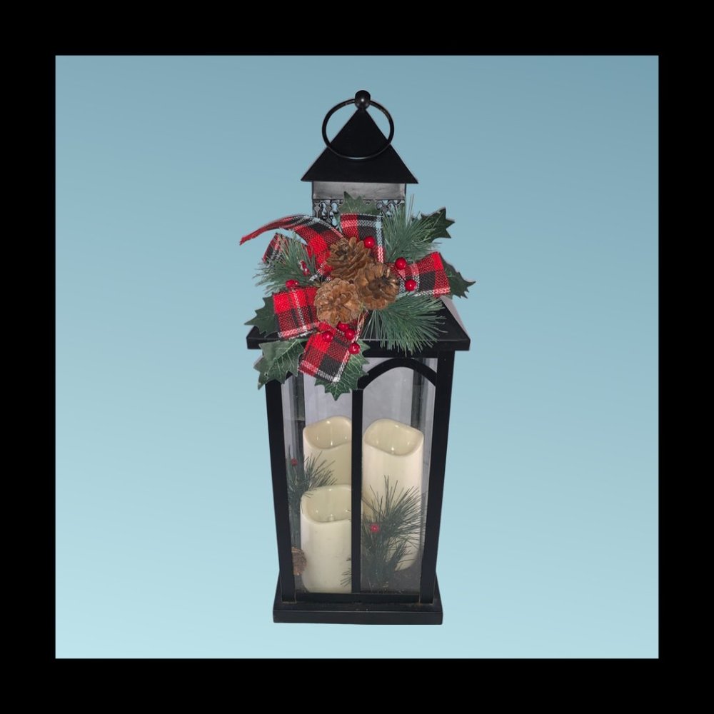 Christmas Battery Operated Outdoor Lantern